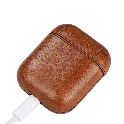 Case Cover Soft for Airpoded 1/2 Luxury Earphone for Apples 2 Marble Pattern Faux Leather Protect